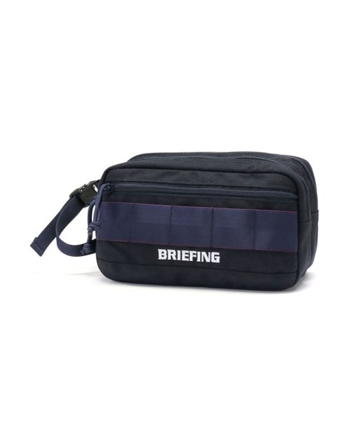 BRIEFING(ブリーフィング)/【日本正規品】 ブリーフィング ゴルフ ポーチ BRIEFING GOLF TURF DOUBLE ZIP POUCH 1000D BRG231G44/ネイビー