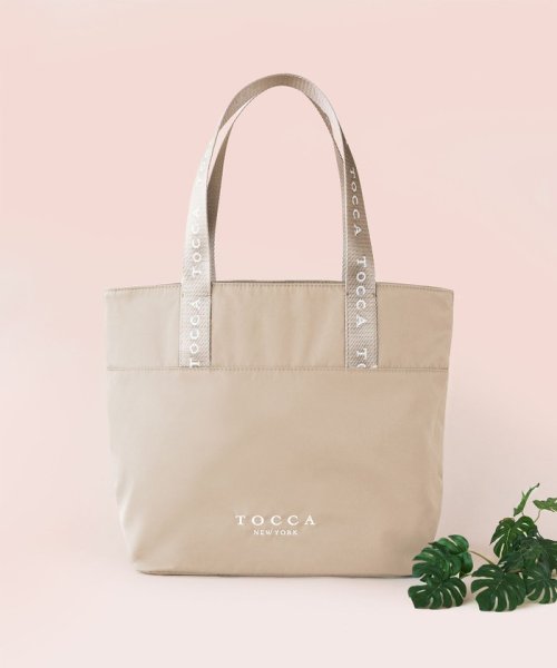 TOCCA(TOCCA)/【WEB＆一部店舗限定】CIELO LOGO TOTE トートバッグ/【新色】ライトベージュ系