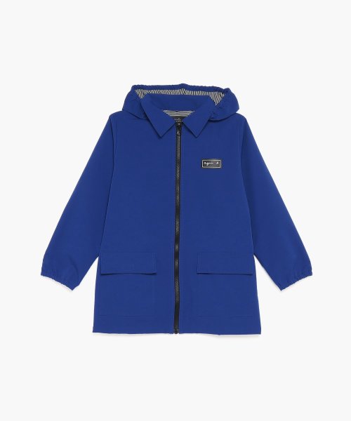 アニエスベー　キッズユニセックス(アニエスベー　キッズユニセックス)/US81 E PARKA キッズ レインパーカー ウィンドブレーカー/ネイビー