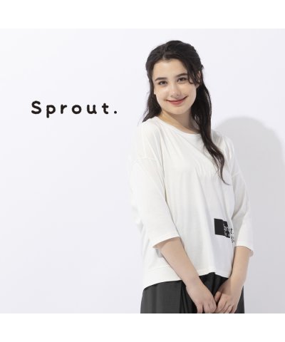 【Sprout.】スプラウトロゴプリント　プルオーバーTシャツ