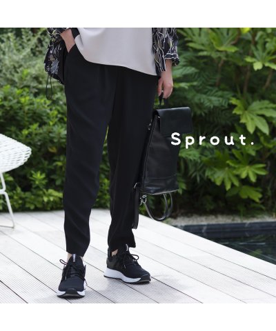 【Sprout.】マットサテン　オールゴムパンツ［セットアップ可］