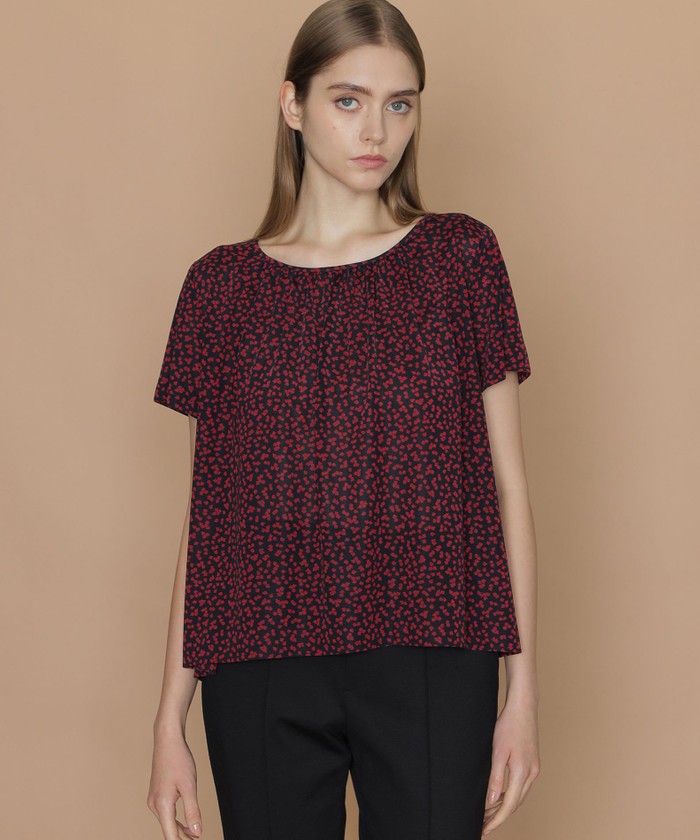 新品　MACKINTOSH LONDON マッキントッシュロンドン ブラウス レッド系｜シャツ・ブラウス｜MACKINTOSH LONDON(マッキントッシュ