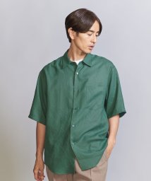 BEAUTY&YOUTH UNITED ARROWS(ビューティーアンドユース　ユナイテッドアローズ)/ライト リネンタッチ レギュラーカラー フォルムテーパード シャツ/OLIVE