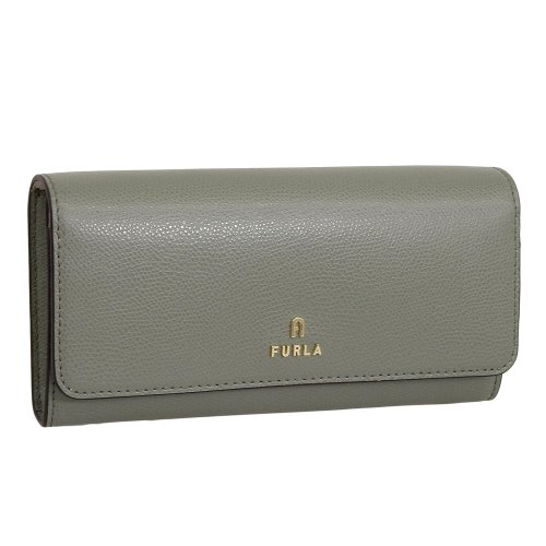 FURLA(フルラ)/FURLA フルラ CAMELIA XL カメリア 二つ折り 長財布 レザー XLサイズ/グリーン