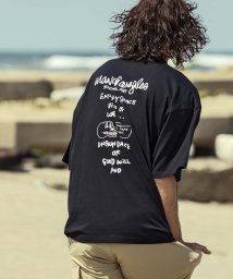 Mark Gonzales(Mark Gonzales)/MARK GONZALES ARTWORK COLLECTION(マーク ゴンザレス)バックプリント半袖Tシャツ/5type/6colors/ブラックE