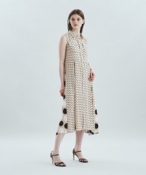 GRACE CONTINENTAL/ドットコンビシャツドレス/505405502