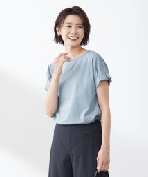 J.PRESS LADIES（LARGE SIZE）/【WEB限定カラーあり・接触冷感・UVケア】コンパクトコットンスムース タックスリーブ カットソー/505405527