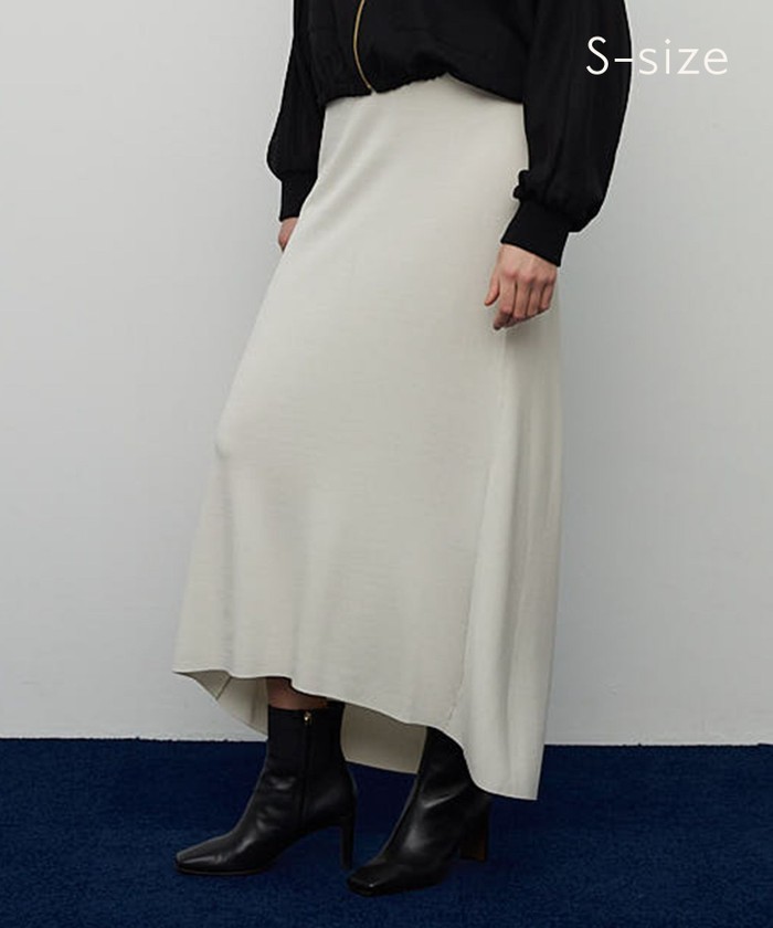 BEIGE 【S−size】VALOIS / ニットスカート ECRU 32 BEIGE 【S−size】VALOIS / ニットスカート ECRU 32