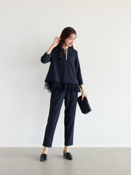 パールアクセントフォーマルスーツセットアップ cm