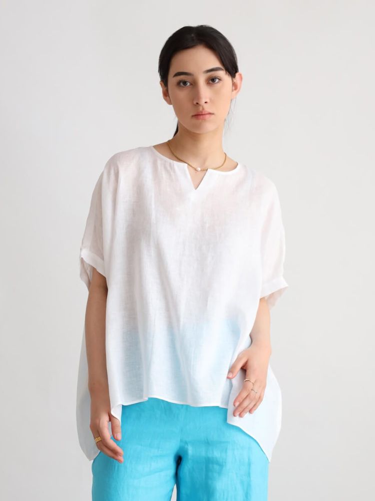 アウトレット 美品 スコットクラブ アーガ Vネックブラウス | pusam.id