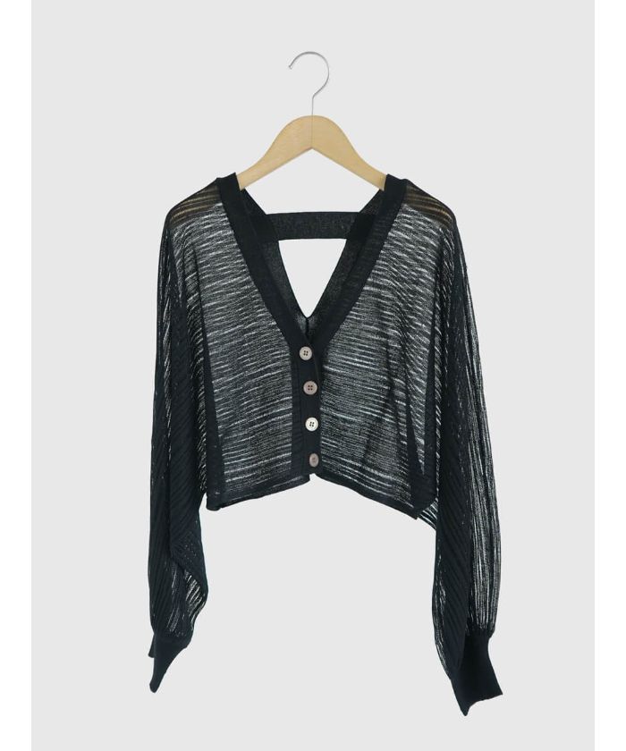 セール】V－neck sheer cardigan(505408797) | フィーカ(FIKA.) - MAGASEEK