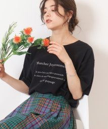 SHOO・LA・RUE(シューラルー)/【プチプラ／接触冷感】大人世代に支持されている ”旬” Tシャツ/ブラック（419）