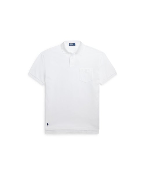 POLO RALPH LAUREN(POLO RALPH LAUREN)/ビッグ フィット メッシュ ポロシャツ/100ホワイト