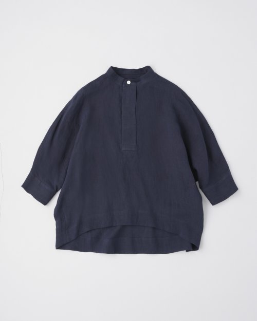 Traditional Weatherwear(トラディショナル　ウェザーウェア)/FLY FRONT PULLOVER SHIRT SHORT SLEEVE/ネイビー