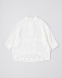 Traditional Weatherwear(トラディショナル　ウェザーウェア)/FLY FRONT PULLOVER SHIRT SHORT SLEEVE/オフホワイト