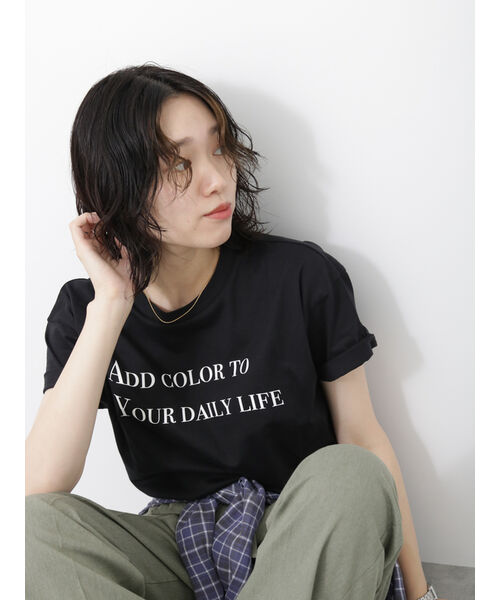 ロゴチュニックTシャツ