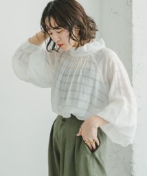 ITEMS URBANRESEARCH(アイテムズ アーバンリサーチ（レディース）)/シアーハイネックブラウス/WHT