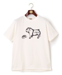 J.PRESS MENS(J．プレス　メンズ)/【WEB限定】ブルドッググラフィック Tシャツ/ホワイト系