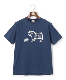 J.PRESS MENS(J．プレス　メンズ)/【WEB限定】ブルドッググラフィック Tシャツ/ダルブルー系