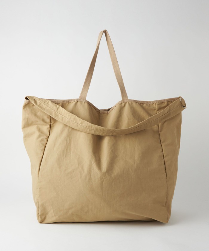 THE TAG TOTE 31 ショルダーバッグ トートバッグ レザー ライトグレー 2WAY