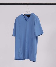 ABAHOUSE/【Vネック】ストレッチ ポンチ 半袖Tシャツ/505287797