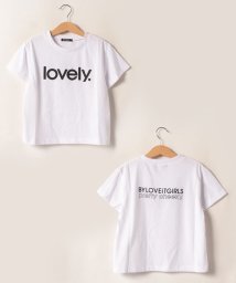 by LOVEiT(バイラビット)/メッセージ半袖Tシャツ/オフホワイト
