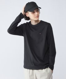 TOMMY HILFIGER/トミーヒルフィガーワンポイントクルーネックロングスリーブTシャツ/505404677