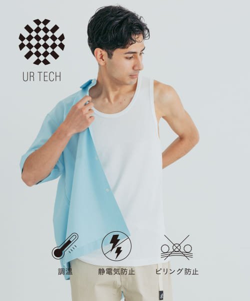 URBAN RESEARCH(アーバンリサーチ)/『UR TECH』タンクトップ/WHITE