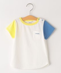 SHIPS KIDS(シップスキッズ)/SHIPS KIDS:80～90cm / クレイジーパターン ポケット TEE/オフホワイト