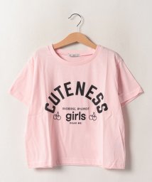 by LOVEiT(バイラビット)/アーチロゴ半袖Tシャツ【PTPR】/ピンク