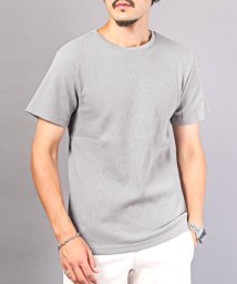 LUXSTYLE/サーマルワッフルクルーネックTシャツ/Tシャツ メンズ 半袖 トップス カットソー ワッフル 無地/505414298