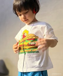 GROOVY COLORS(グルービーカラーズ)/天竺 マムアン BURGER BIG Tシャツ/ホワイト