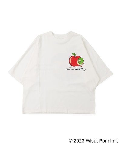 天竺 マムアン APPLE WIDE Tシャツ