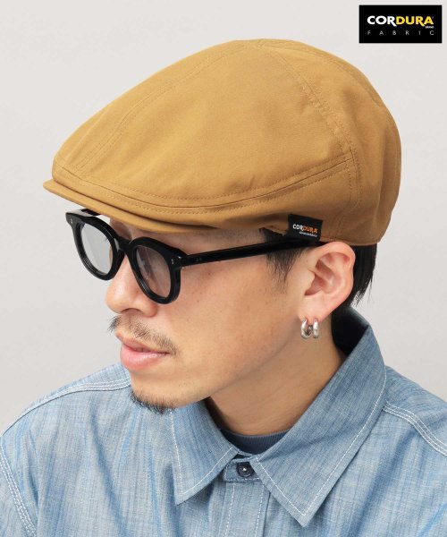Besiquenti(ベーシックエンチ)/日本製生地 CORDURA コーデュラ チノ ハンチング シンプル 大人 帽子 メンズ カジュアル/ベージュ