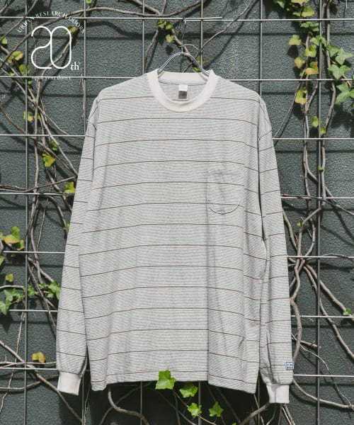 URBAN RESEARCH DOORS(アーバンリサーチドアーズ)/『別注』ENDS and MEANS×DOORS　20th Pocket L/S T－shirts/NTSTRIPE2