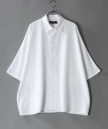 SITRY(SITRY)/【SITRY】Oversize Drop shoulder Dolman Sleeve shirt/オーバーサイズ ドロップショルダー ドルマンスリーブ 半袖シ/ホワイト