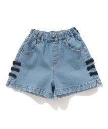 SHOO・LA・RUE(Kids) /【110－140cm】サイドリボンデニムショートパンツ/505392386