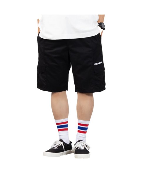 MAC HOUSE(men)(マックハウス（メンズ）)/CONVERSE コンバース ウェザーカーゴショートパンツ 3210－8762/ブラック