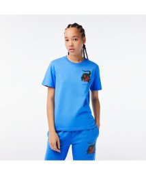 LACOSTE/『Lacoste x Netflix』 アレンジワニロゴレディースTシャツ/505416051