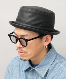 Besiquenti/フェイクレザー ポークパイハット ポークパイ 帽子 メンズ 大人 カジュアル/505416756