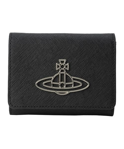 Vivienne Westwood ヴィヴィアン ウエストウッド 3つ折り財布 51150001 L001N N402 Vivienne Westwood ウエストウッド 3つ折り財布 L001N ブラック BLACK