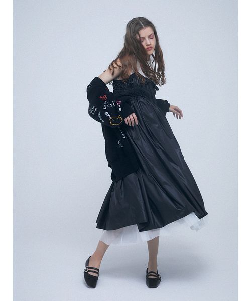 レイヤードシャーリングキャミワンピース(505417865) | FURFUR(FURFUR