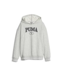 PUMA(プーマ)/キッズ ガールズ PUMA SQUAD フーディー 裏起毛 120－160cm/LIGHTGRAYHEATHER