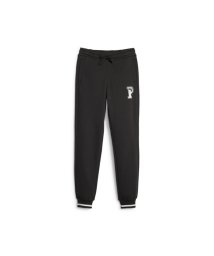 PUMA(PUMA)/キッズ ガールズ PUMA SQUAD スウェットパンツ 裏起毛 120－160cm/PUMABLACK