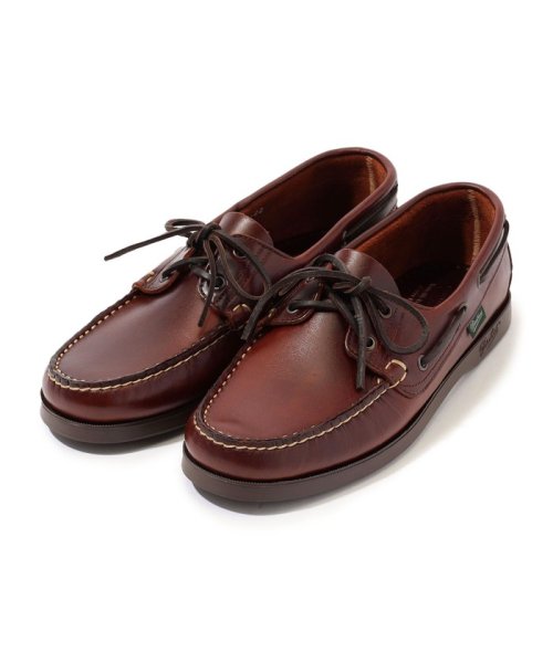 TOMORROWLAND GOODS(TOMORROWLAND GOODS)/Paraboot BARTH レザー デッキシューズ/49ダークブラウン