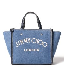 JIMMY CHOO/【JIMMY CHOO】ジミーチュウ ウォッシュデニム・ロゴ入りトートバッグ  VARENNETOTEBAG S AKZ/505402092