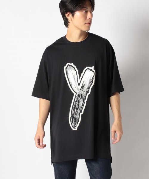 Y-3(ワイスリー)/【Y－3】 ワイスリー ロゴ GFX TEE グラフィック Tシャツ コットン ユニセックス ブラック HY1271/BLACK