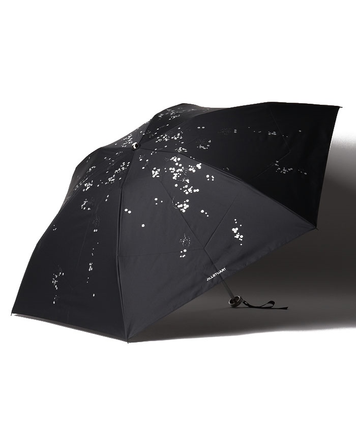 JILL STUART　ジル スチュアート　ラメプリント 晴雨兼用折傘（折り畳みミニ傘）