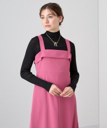 ANAYI(アナイ)/ポリエステルツイルキャミジャンパースカート/ピンク