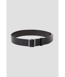 MARGARET HOWELL(マーガレット・ハウエル)/WIDE LEATHER BELT/BLACK